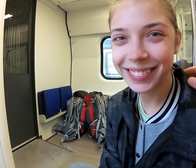 Erotic Public Blowjob in the Train ~ Oral CreamPie POV by Luscious Enchantress MihaNika69 and Handsome MichaelFrost