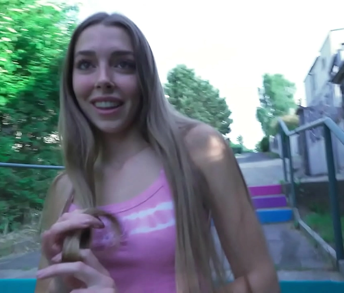 Svelte Siren Seduces with Long Legs and Insatiable Appetite for Cash and Cock