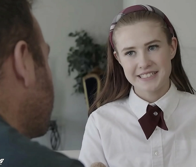 Tempting Teen Pussy Covered in Cum for Valentine's Day with Athena Heart