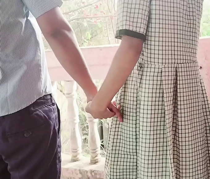 Passionate College Girl Gives Blowjob to Teacher After Class