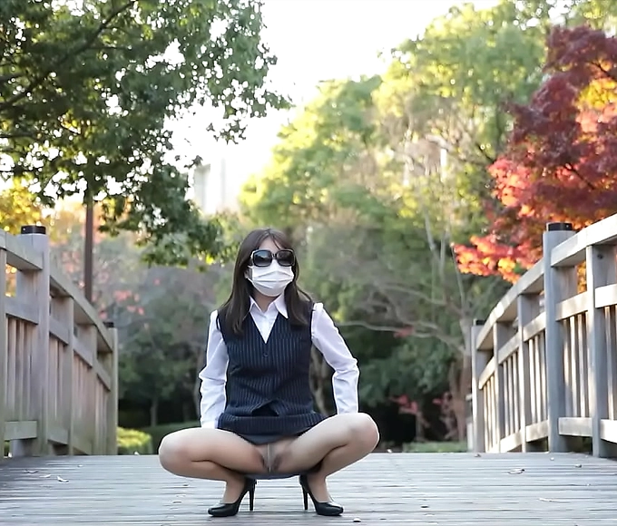 Revealing the Luscious Body in Public: Park Striptease by Enchantress
