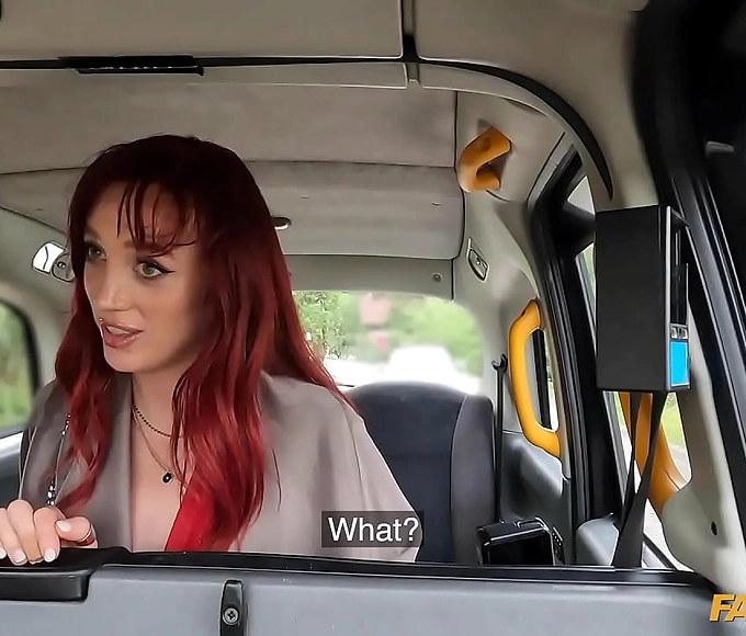 Svelte French Redhead Endures Tight Squeeze with Massive Italian Cock in a Hurry