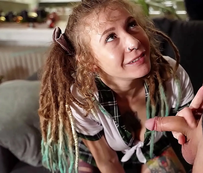 Naughty German Teen with Dreadlocks Gets Fucked by Her Teacher during Tutoring Session