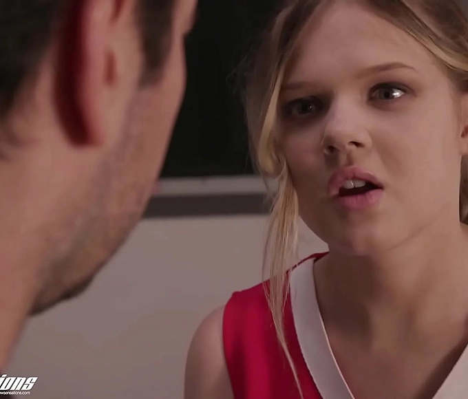 Unleash Your Inner Cuckold with this Luscious Blonde Teen Cheerleader's Cock Crazy Rampage!