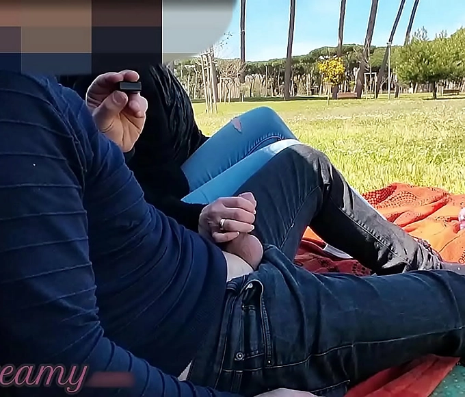 Meet the Luscious French Teacher Who Gives Handjobs in Public Parks!