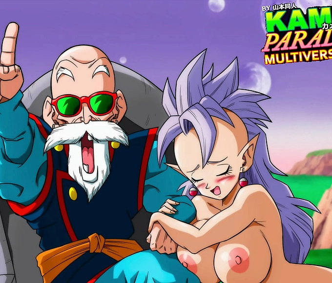 Revealed! Roshi's Huge Cock Saves West Supreme Kai in Kame Paradise 3!