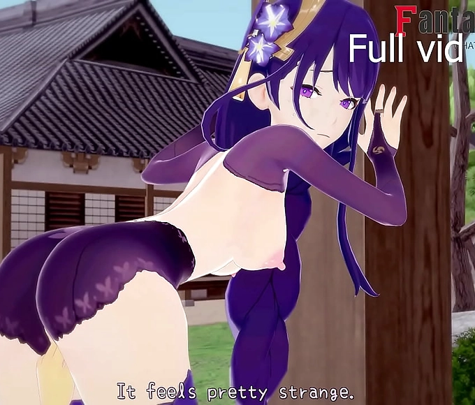 Take a Peek at Luscious Mei's Steamy Shogun Raiden Fuck in the Camp!