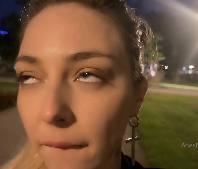 Outrageous Public Pickup: Busty Slut Gets Her Boobs Kneaded By a Stranger!