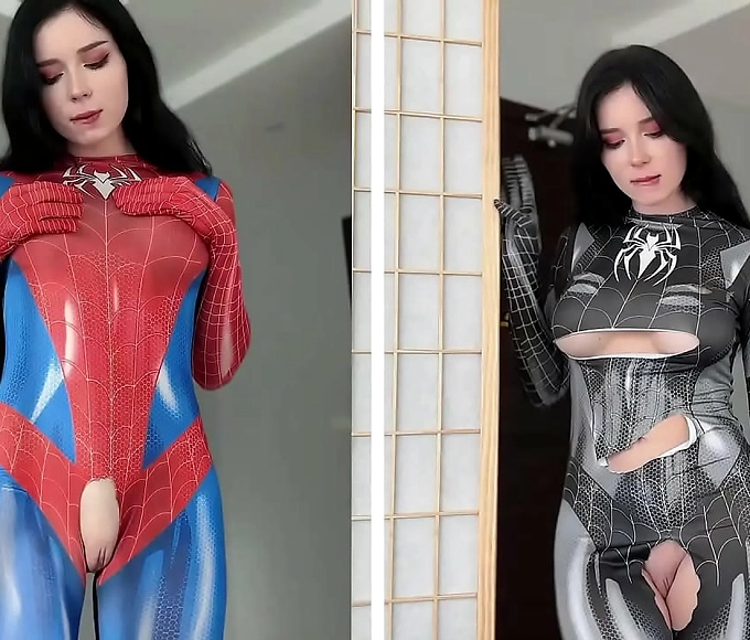 Erotic Anal Lust with Black Spider-Girl vs Beautiful Luscious Wallcrawler!
