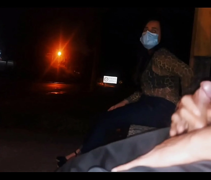 Naughty Guy Dares to Show His Stick to Hot Busty Woman Waiting for the Bus - How Will She React?