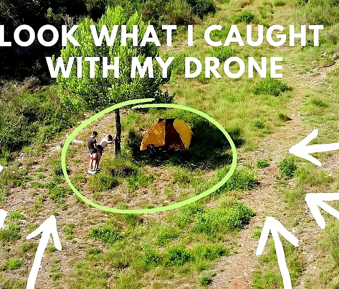 Check out this luscious babe caught on camera by my drone!