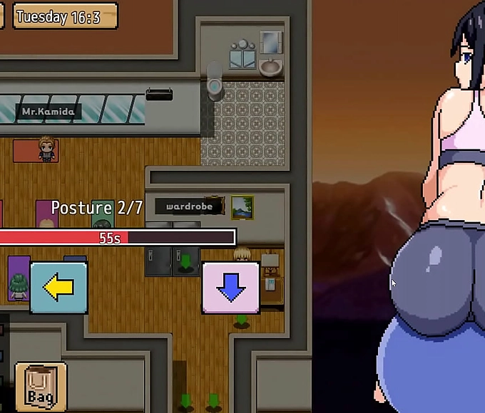 Relieve Stress with the Luscious Yoga Teacher in Life Pressure HENTAI Game Ep