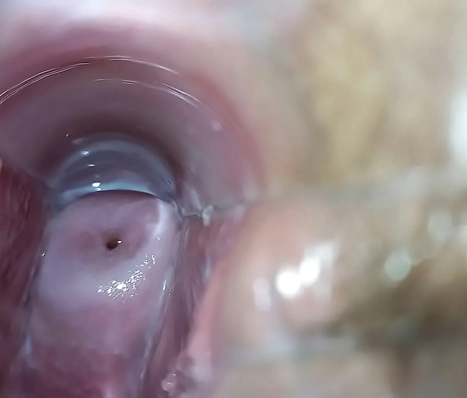Relish in the Sensual Pleasure of an Intimate Close-Up: Euphoric Orgasm Inside Pussy