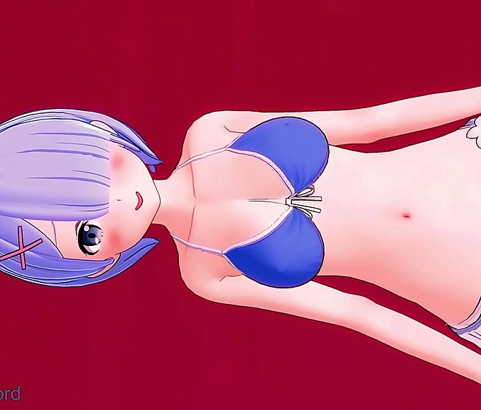 Revealing Rem: Bikini Clad Bombshell in High Socks