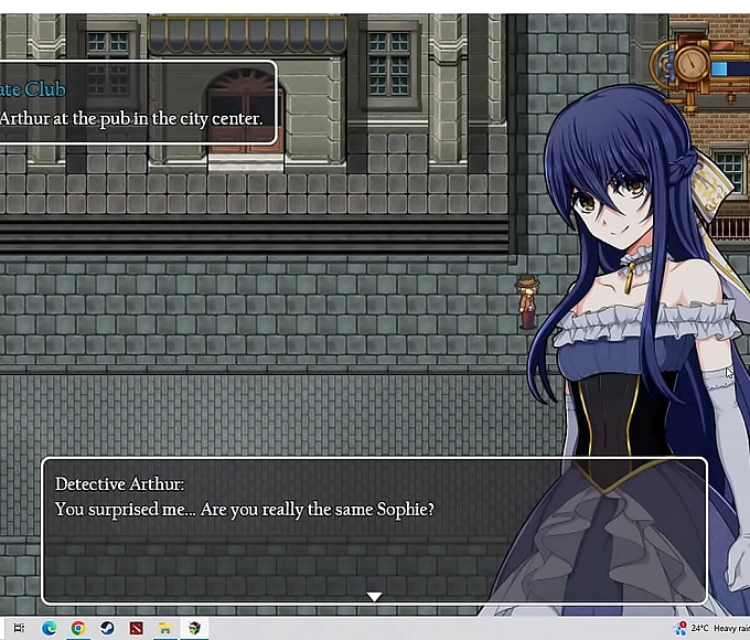 Uncover the Secret Club of Steam City's Detective Girl in Part 7 of Kaguragames' Thrilling Series!