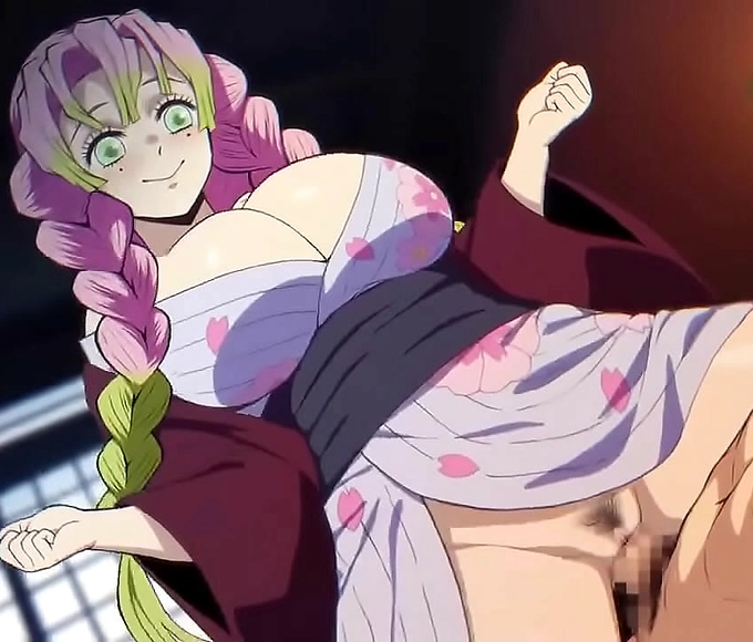 Fall in Lust with the Enchanting Mitsuri from 'Demon Slayer' as She Gets Fucked!