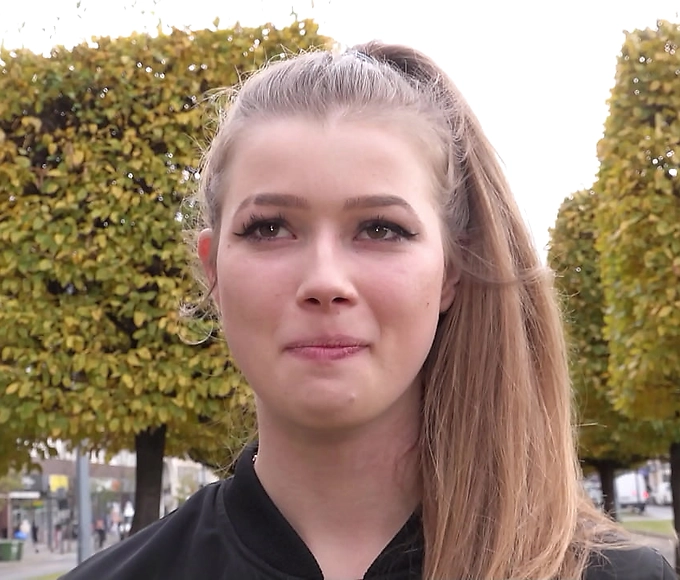 Unleash your lust with luscious German Scout Olivia Sparkle in her rough fuck session at model casting!