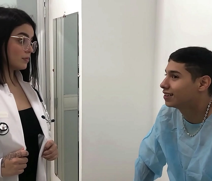 Japanese MILF Hentai Doctor Gives the Ultimate Blowjob, Patient Fucks Her Tight Pussy for Treatment ~ Full HD Video