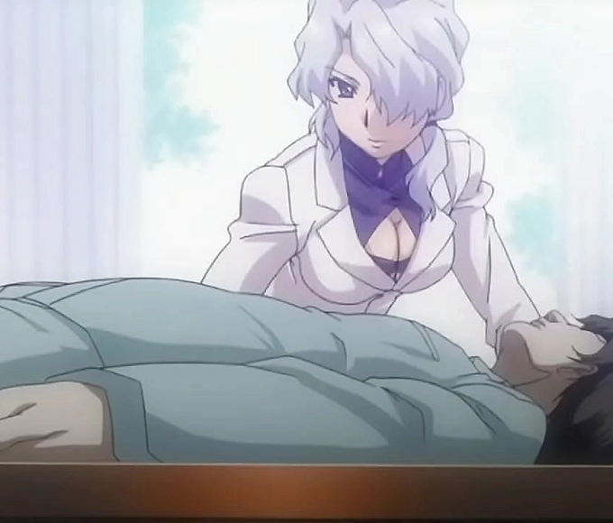 WATCH: Sexy Hentai Nurse Examines and Teases Lucky Man!