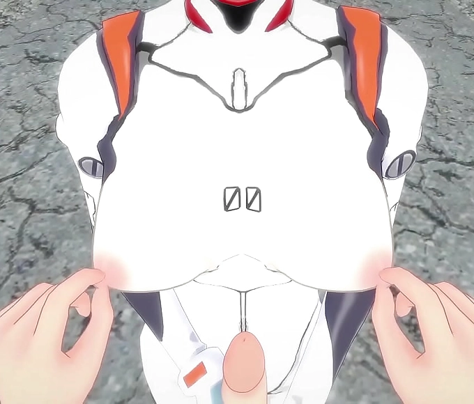 Japanese beauty Rei Ayanami gives a mind-blowing POV blowjob in Evangelion: A must-watch short!