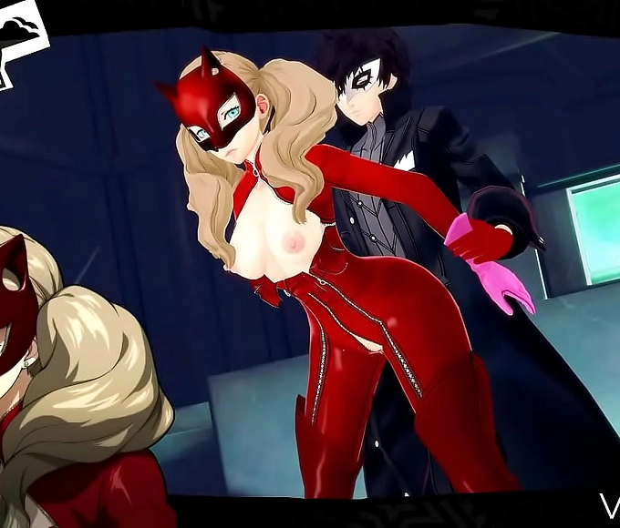 Jav MILF Ann Takamaki Satisfies an Insatiable Thirst with a Joker's Dungeon Fuck - A Persona 5 3D Adventure