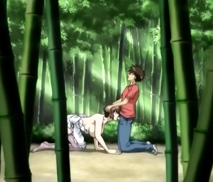 Wow, a Luscious MILF Gets a Boobjob in the Woods! Must-See!