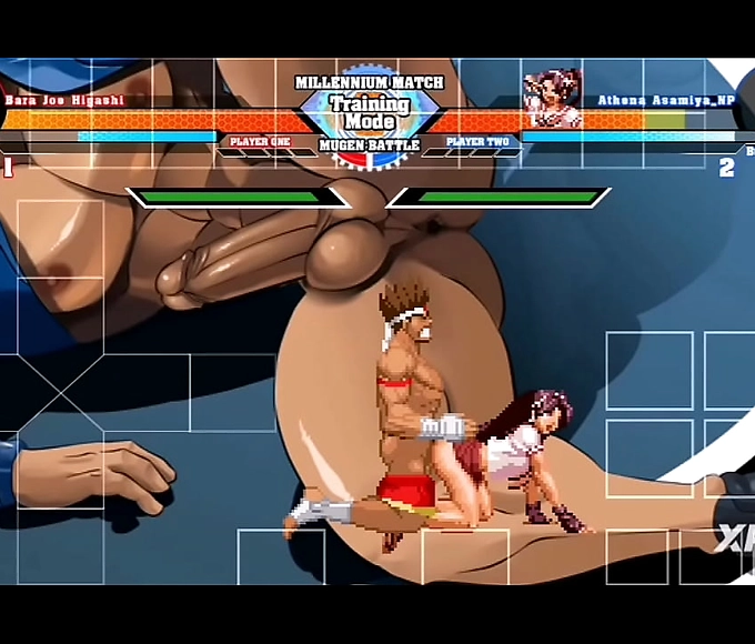 Japanese Beauty Athena Asamiya Gets Fucked by Joe Higashi in CVS2 Hentai Bara Mugen Game