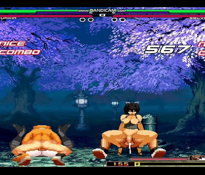 Japanese Beauties Clash: Bao vs Selvaria and Yuzuriha in an Alluring Battle!
