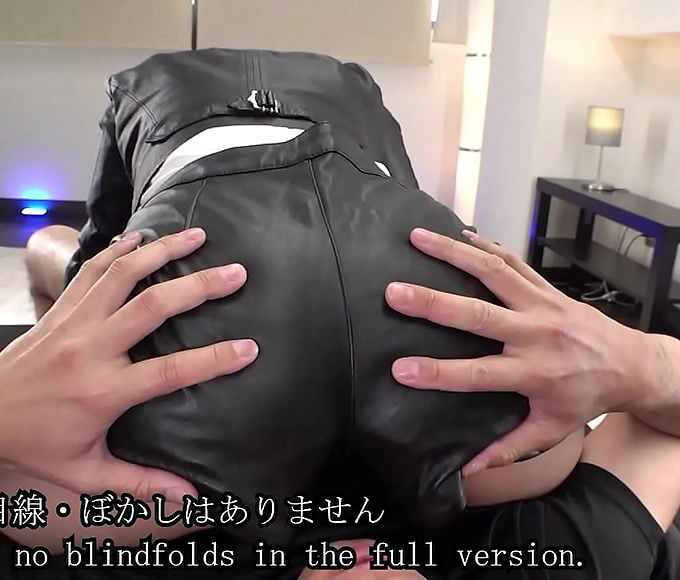 Stunning College Pornstar Riders Leather Suit and Tight Panties Fetish Internal Ejaculation