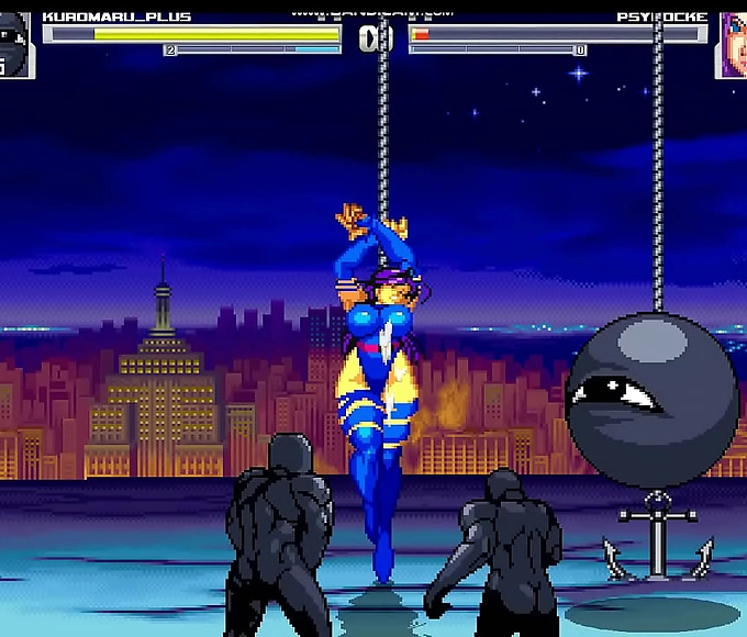 MILF Enchantress MUGEN KUROMARU's Erotic Battle with PSYLOCKE: A JAV Fantasy Clash