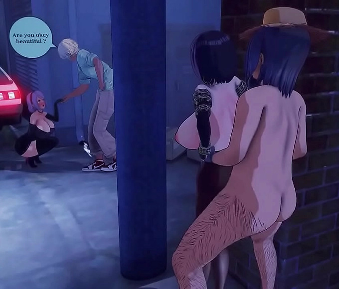 Japanese Konoha Whores Explore Their Sexuality in Alleyways