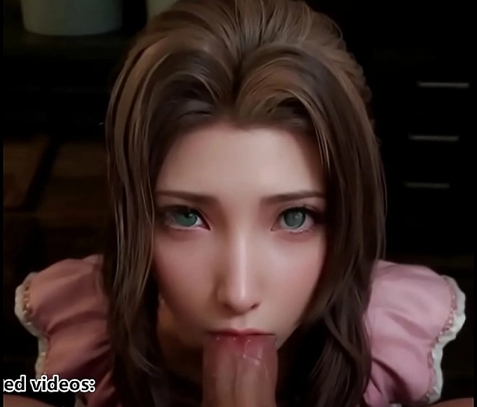 Revealing Final Fantasy 7's Aerith in a Luscious Deepthroat Blowjob Scene - Uncensored Hentai AI-Generated