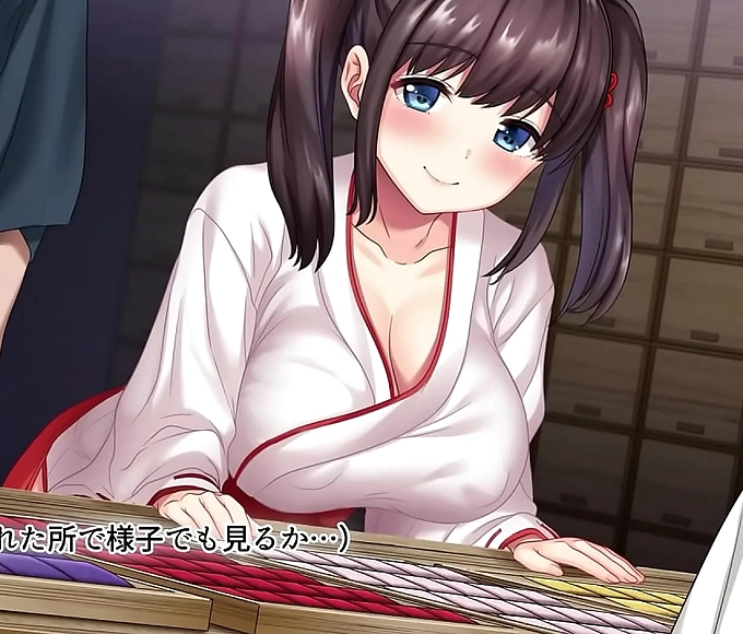 Japanese Shrine Maiden Ravished by a Daring Thief - Must-Watch JAV!