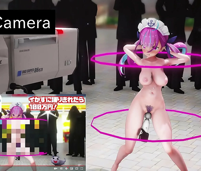 Behold the Irresistible Luscious MILF from Hololive Minato Aqua sexdance mmd