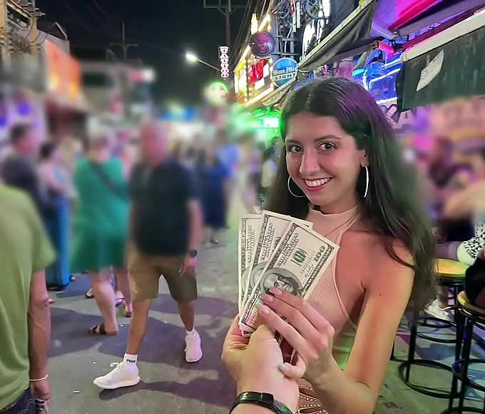 Experience a Night of Passion with a Seductive Prostitute: Public Fuck Session with Cum Facial