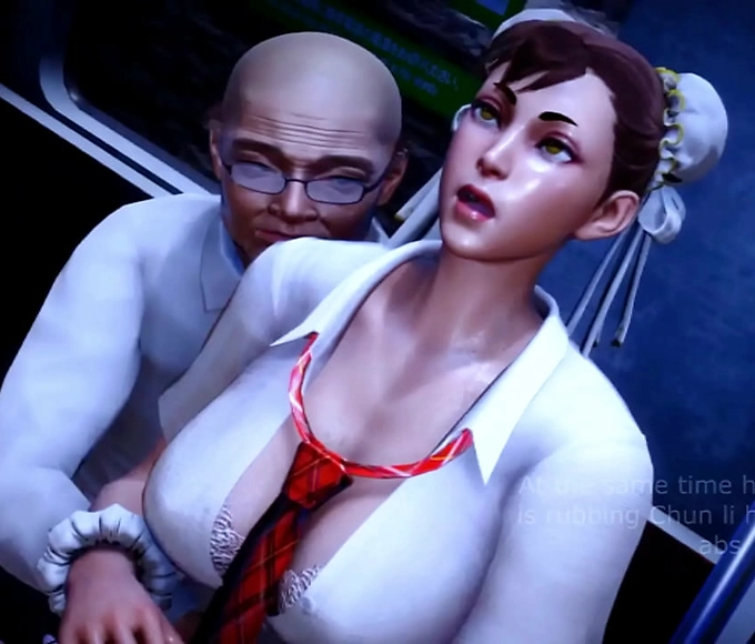 Experience the Alluring Chun Li's Luscious Legs in this Hentai 3D Video!