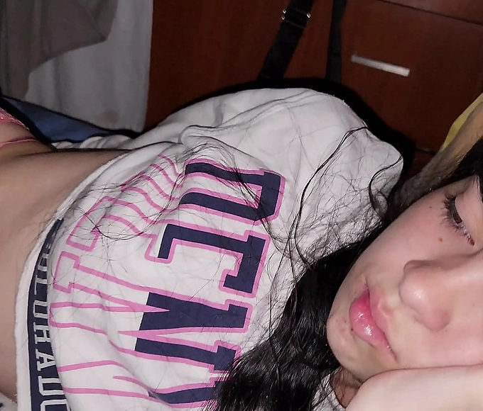 Check Out This Luscious Enchantress: MILF Strips Naked for Her Boyfriend's Best Friend!