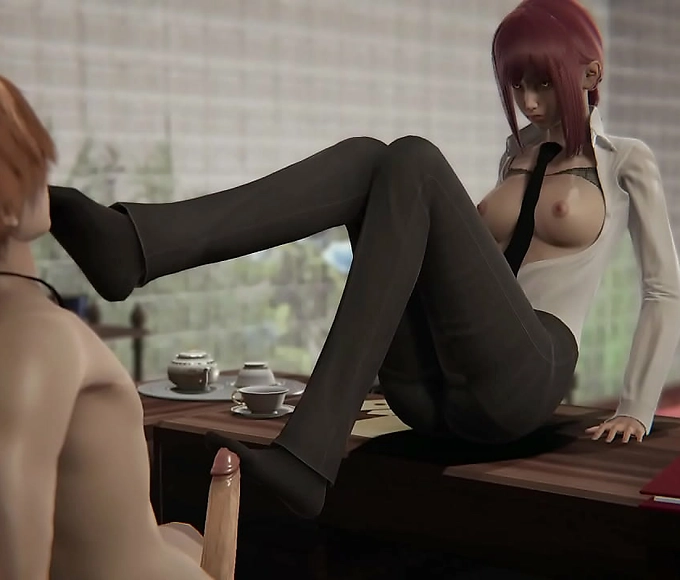 Makima's Luscious Fuckfest with Denji in Uncensored 3D Hentai Game - SFM