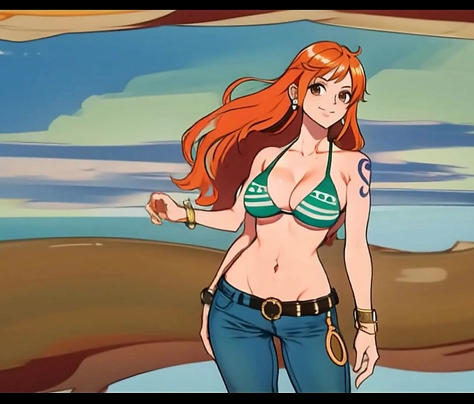 Nami from One Piece - Welcome to the World of Cute and Sexy Pirates!