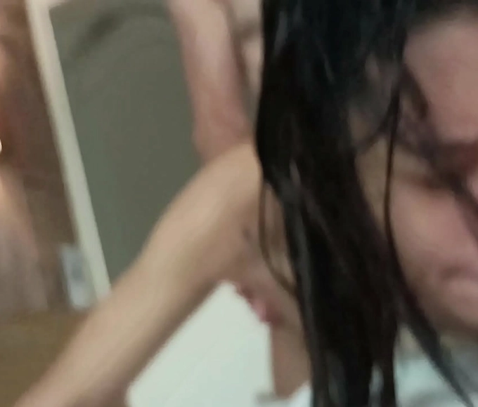 Curvy Luscious Asian Enchantress Can't Get Enough of White Daddy's Dick – Doggy Style and Cum on Stomach and Neck