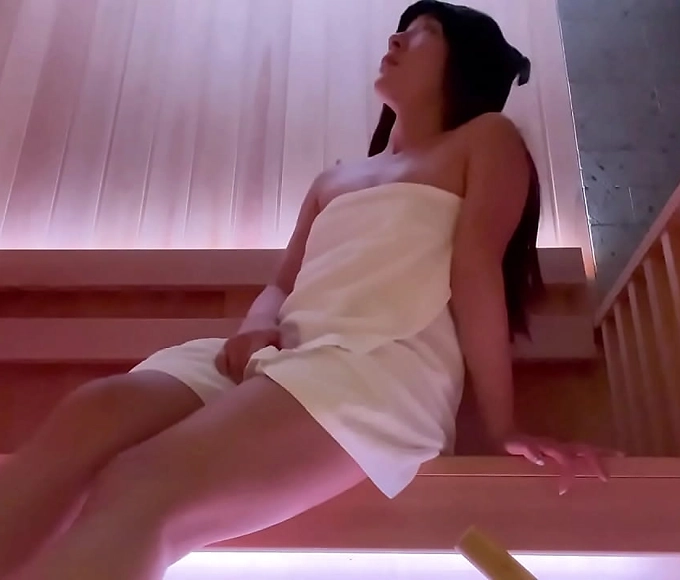 Relax with a Seductive JAV Enchantress in a Luscious Private Sauna