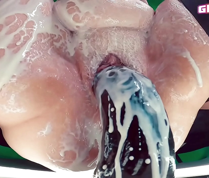 Jav Mama's Tempting Ice Cream Mishap - Alluring Enchantress Lusciously Licks up McBROKEN Creampie!