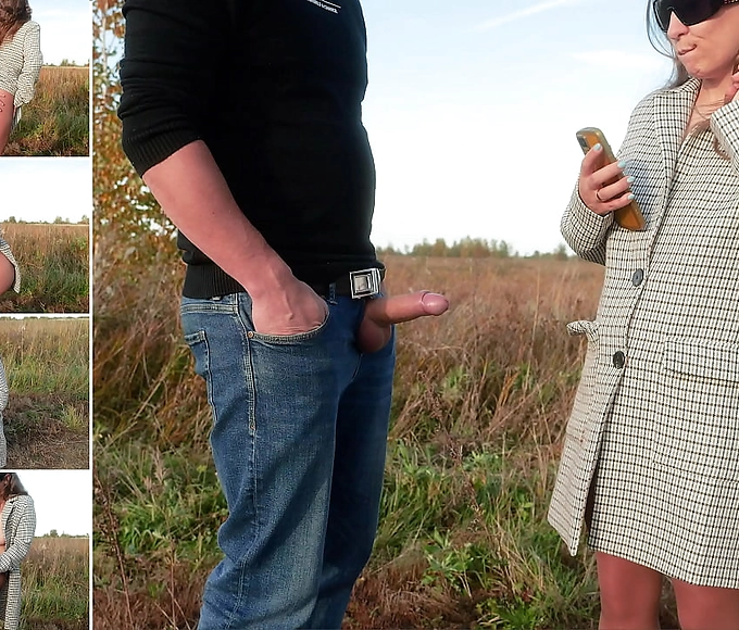 Fall in Love with a Pantyhose Exhibitionist and Meet a Strange Lover!
