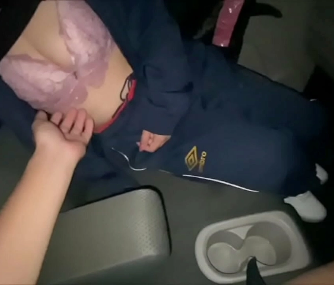 Japanese Couple's Luscious Love-making in the Midst of Night Traffic
