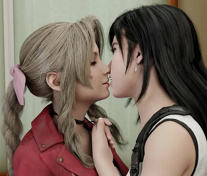 Unleash Your Inner Lesbian with Aerith and Tifa's Sultry Sex Fest 1