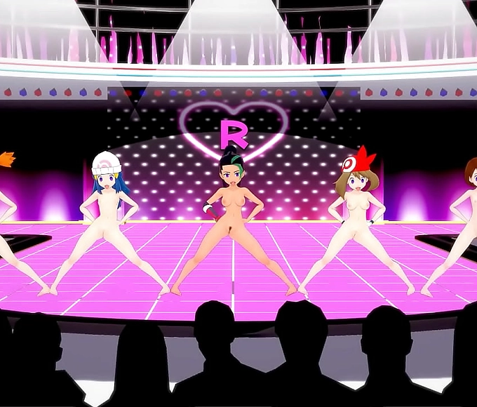 Watch as These Pocket Monsters Turn These Lovely Ladies into Naked Hypnotic Dancers!