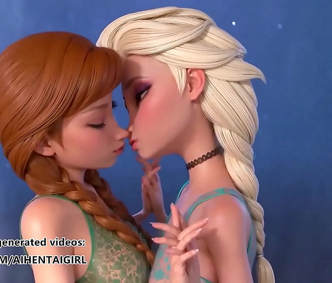 Frolicking in the Snow with Naughty Cosplay Queens Ana and Elsa ~ JAV Uncensored Hentai