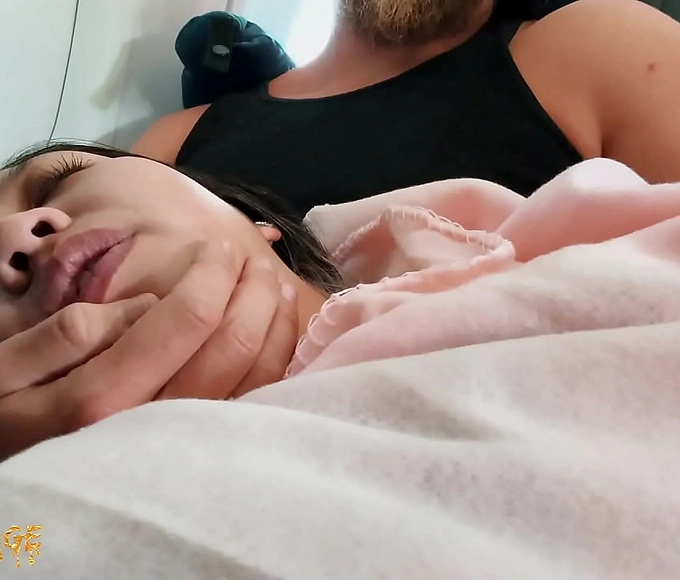 WATCH: Asian Beauty Gets Fingered on a Plane - Mile High Club!