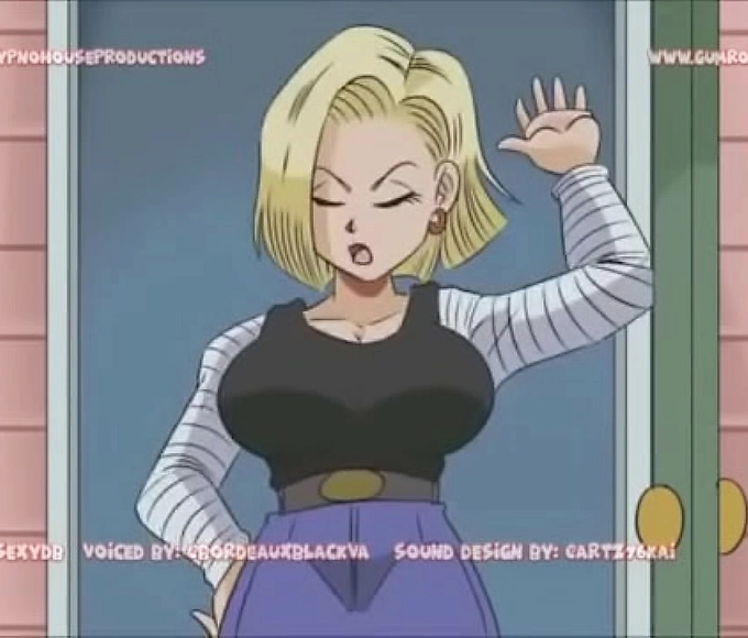 Sultry Android 18 Hypnotizes with Her Alluring Charms