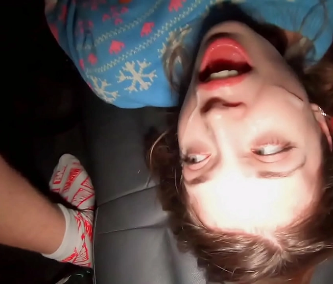 Unleash Your Desires with a Sexy Christmas Miracles! Hot POV Fan Fuck with Gorgeous Pornstar MihaNika69 and Michael Frost in the Car!